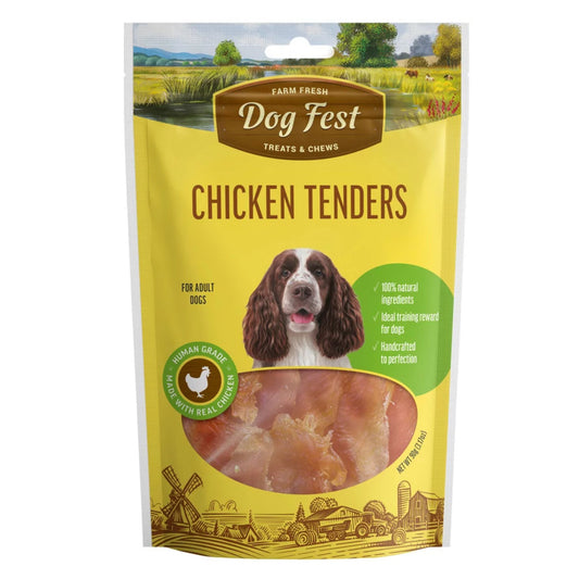 Dog Fest Chicken Tenders for Adult Dogs - 90g (3.17 oz)