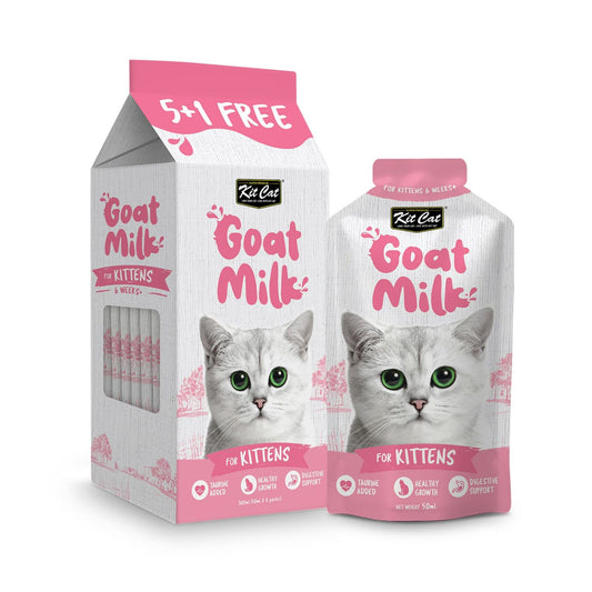 Kit Cat Goat Milk For Kittens 300ml - 6X50ml