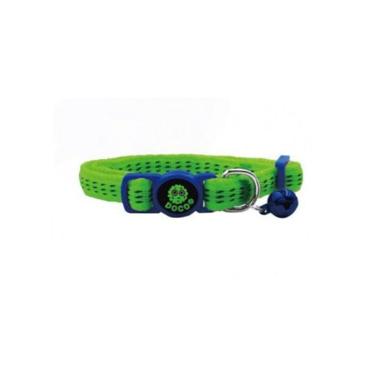 Doco Puffy Cat Collar DCAT010 - Green 