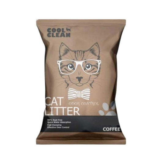Cool Clean Clumping Cat Litter Coffee Scent - 5kg