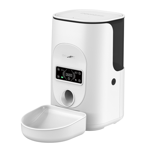 Dogness Rover Automatic Food Feeder For Pets White - 4 Litters