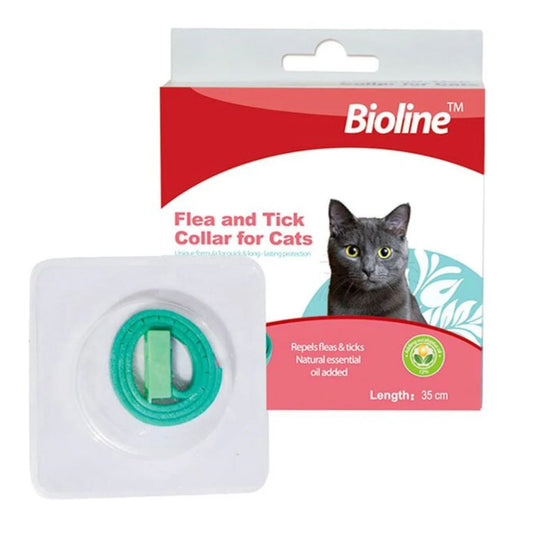 Bioline Flea & Tick Collar for Cats 35cm 34g, Effective Pest Protection