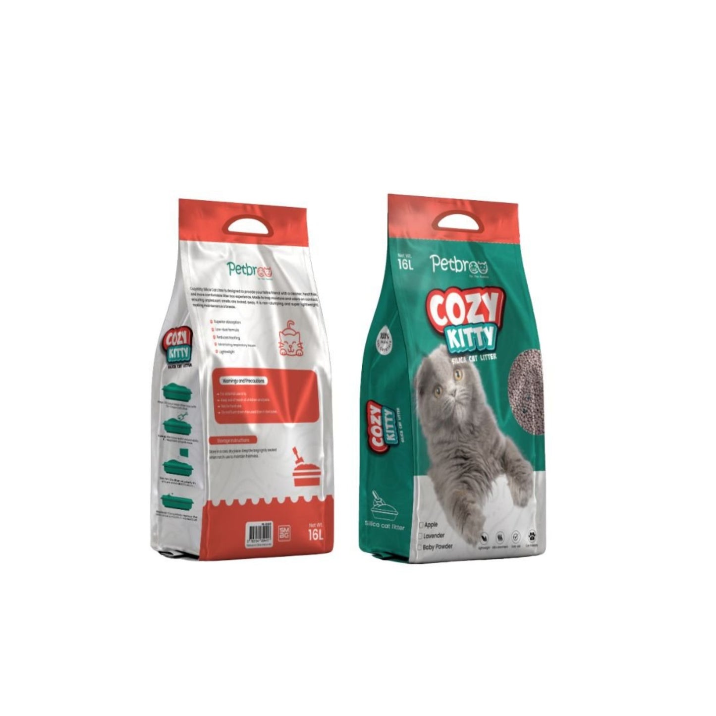 Petbroo Silica Cat Litter - 16L