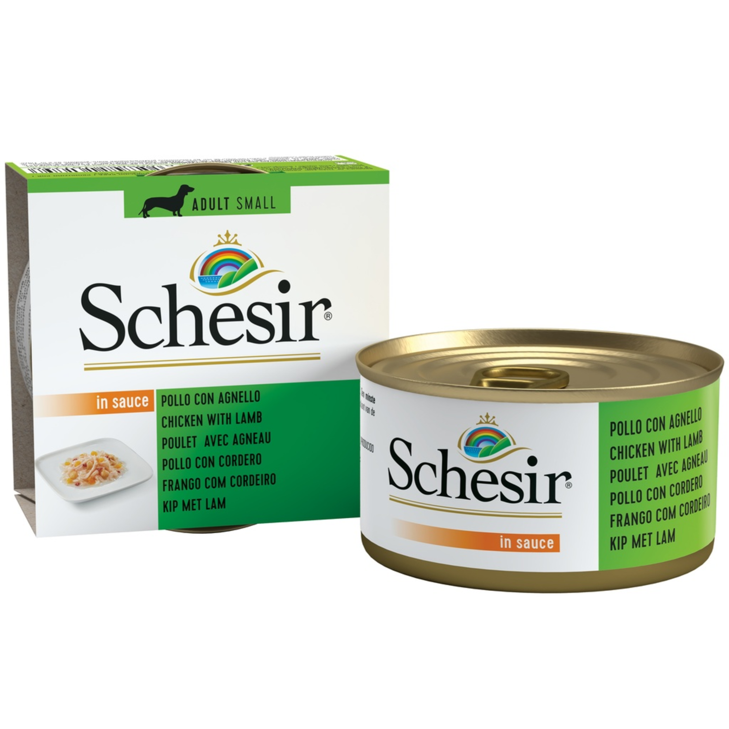 Schesir Dog Wet Food Chicken With Lamb - 85G