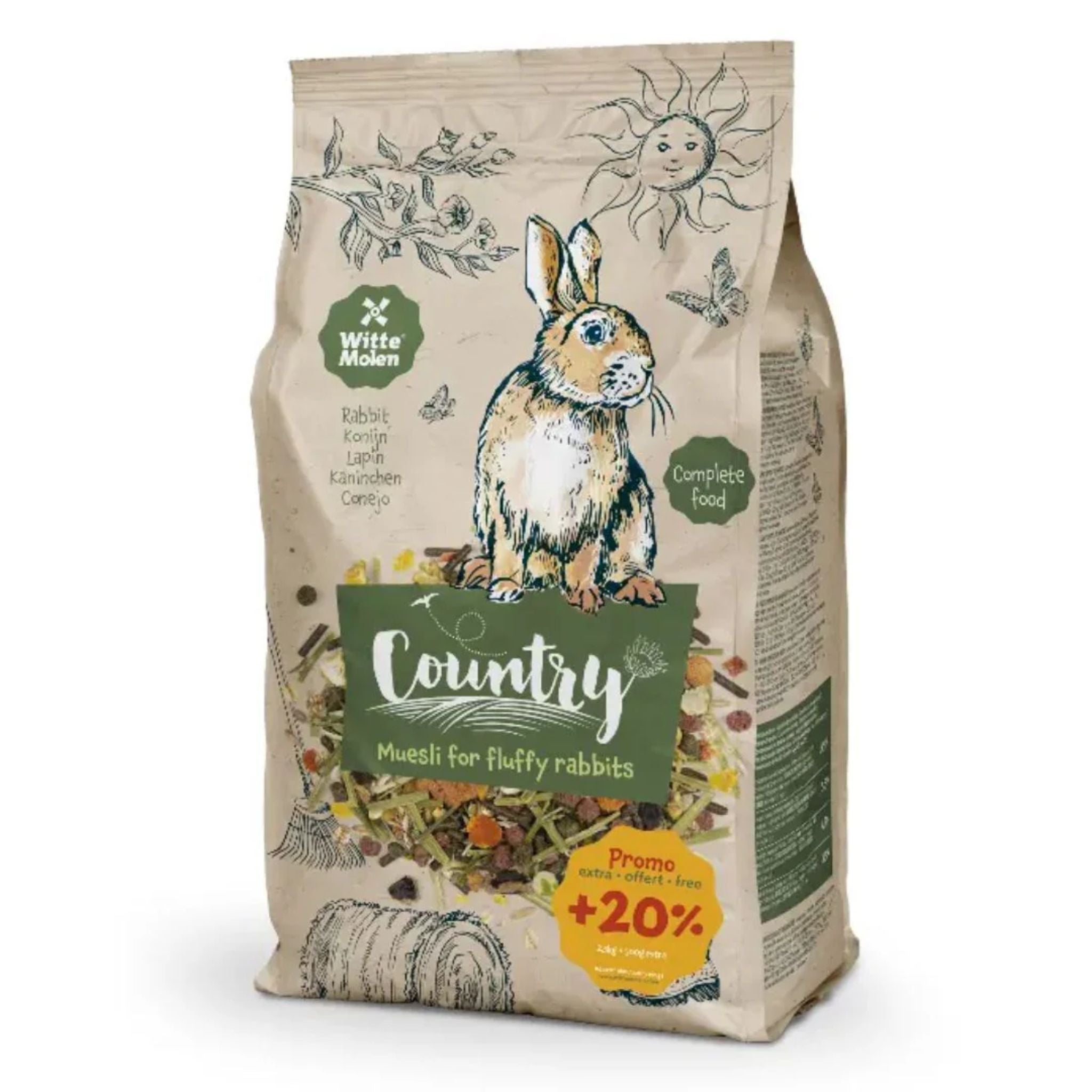 Witte Molen Rabbit Food – Balanced Daily Formula