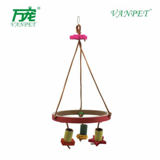 Vanpet Cercular Hanging Bird Toy - 42x20cm