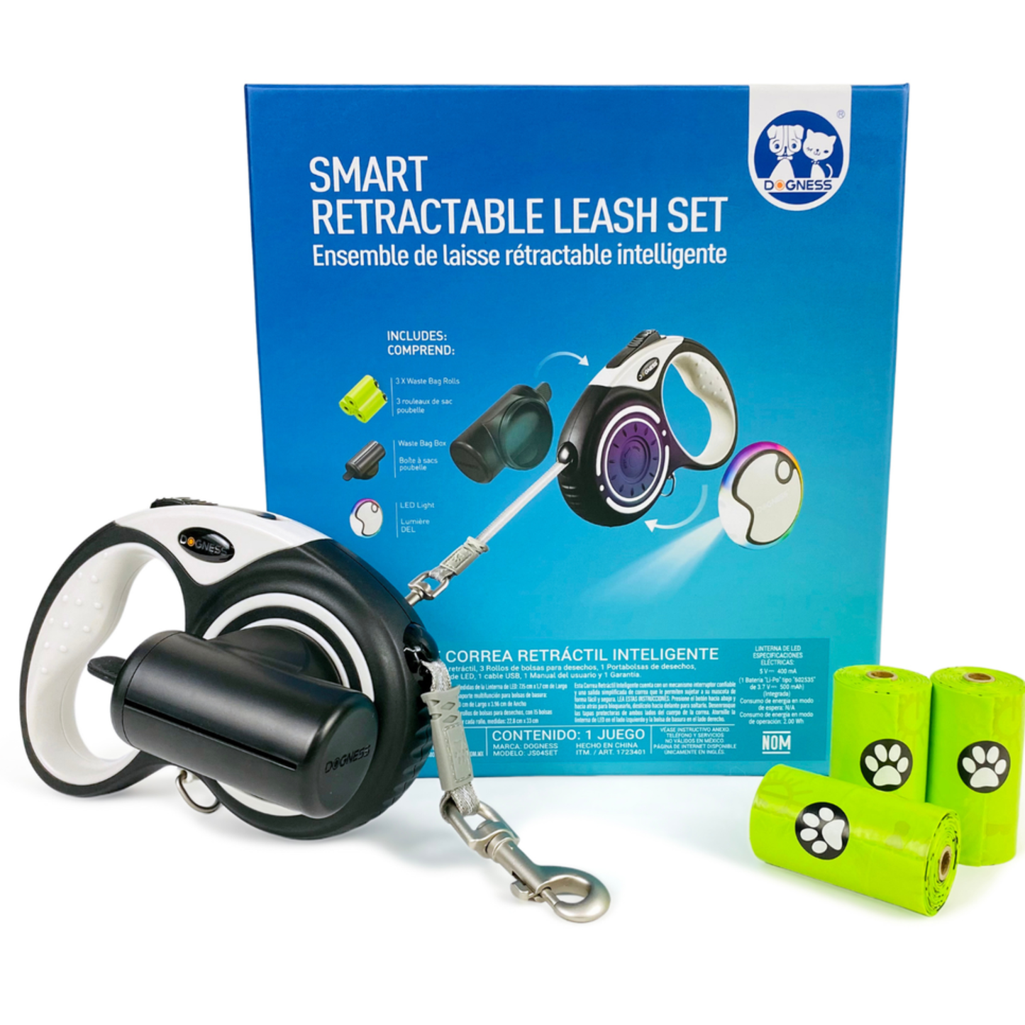 Dogness Smart Retractable Leash Size - 4m