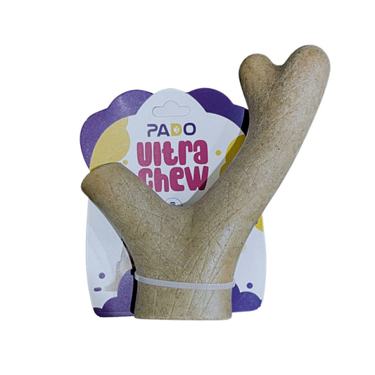 Pado Grey Tougher Dog Toy - 14x12x7cm