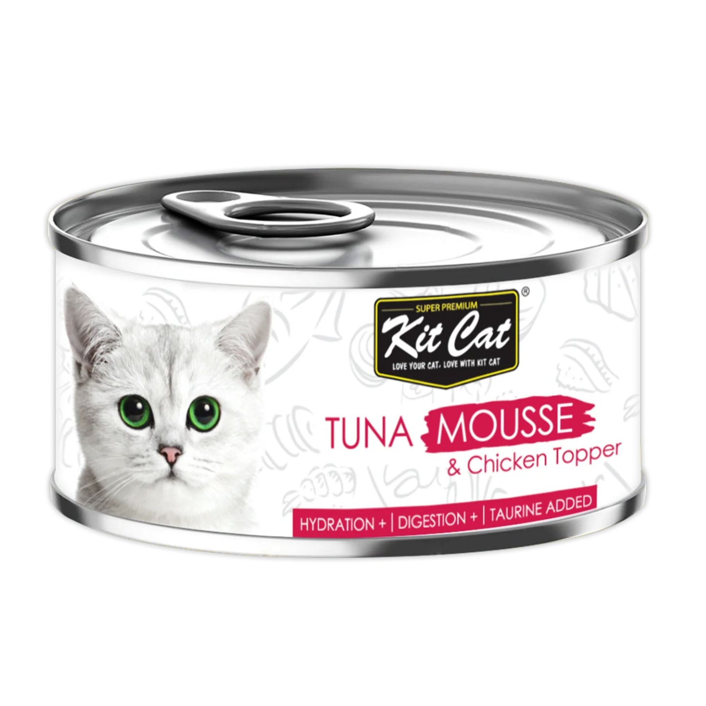 Kit Cat Chicken Mousse With Tuna Wet Cat Food - 80G