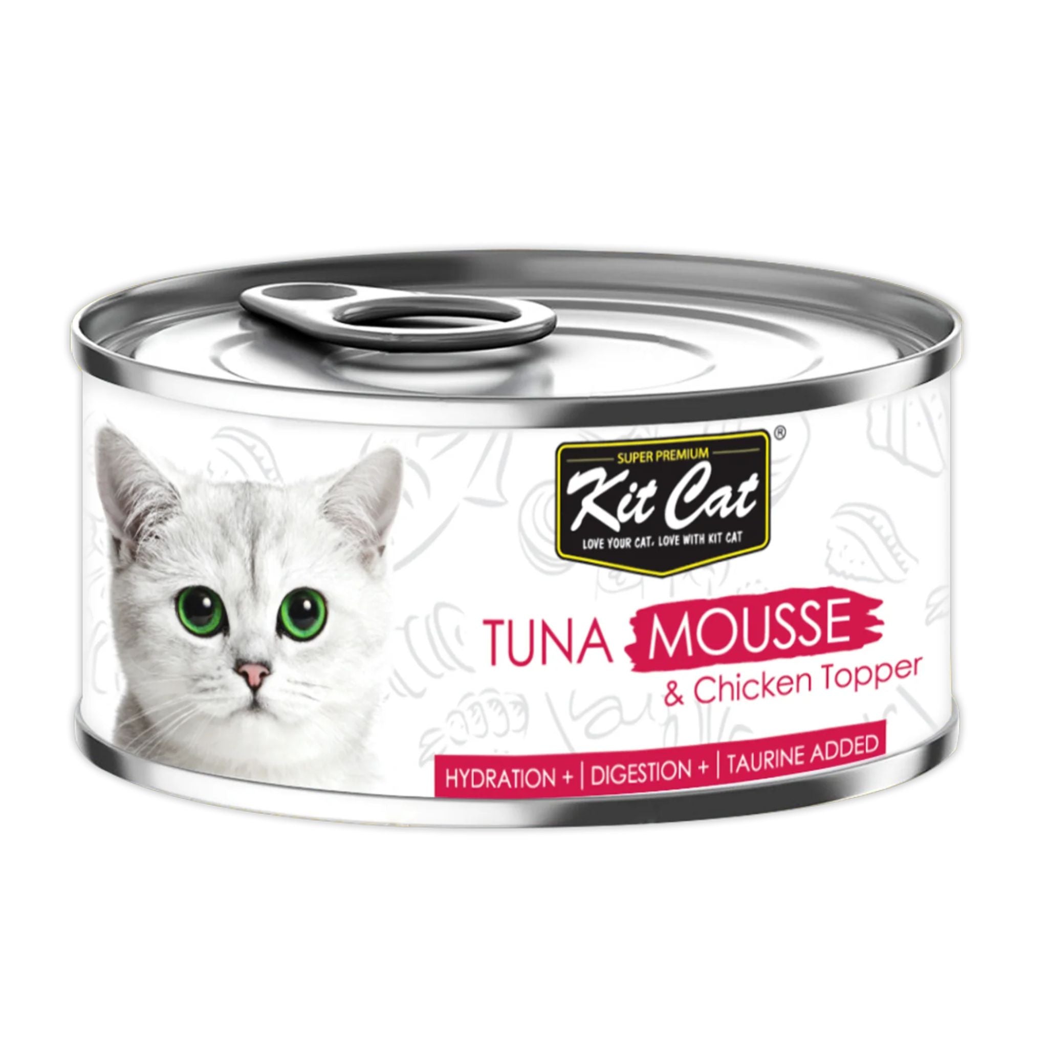 Kit Cat Chicken Mousse With Tuna Wet Cat Food - 80G