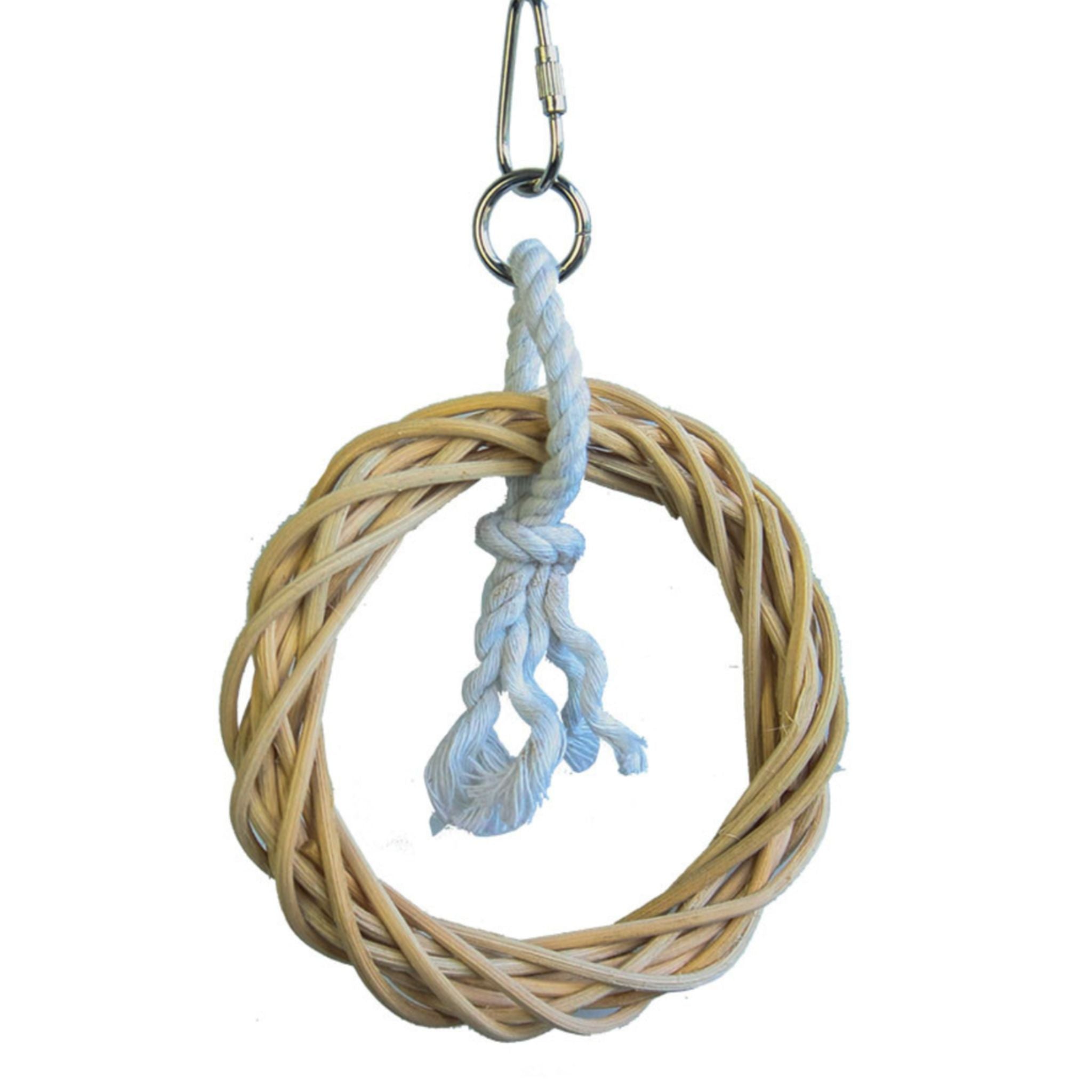 Vanpet Hanging Round Bird Toy - 18x13cm