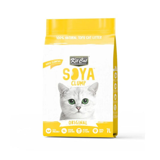 Kit Cat Soya Clump Cat Litter Original Unscented - 7L