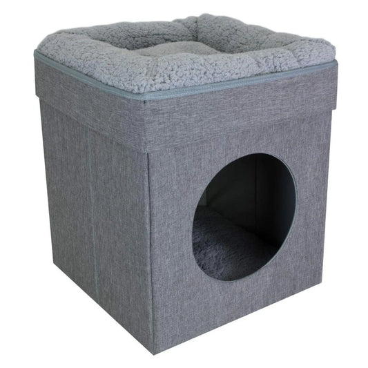 Catry Soft Folded House Bed - 39x39x42Cm