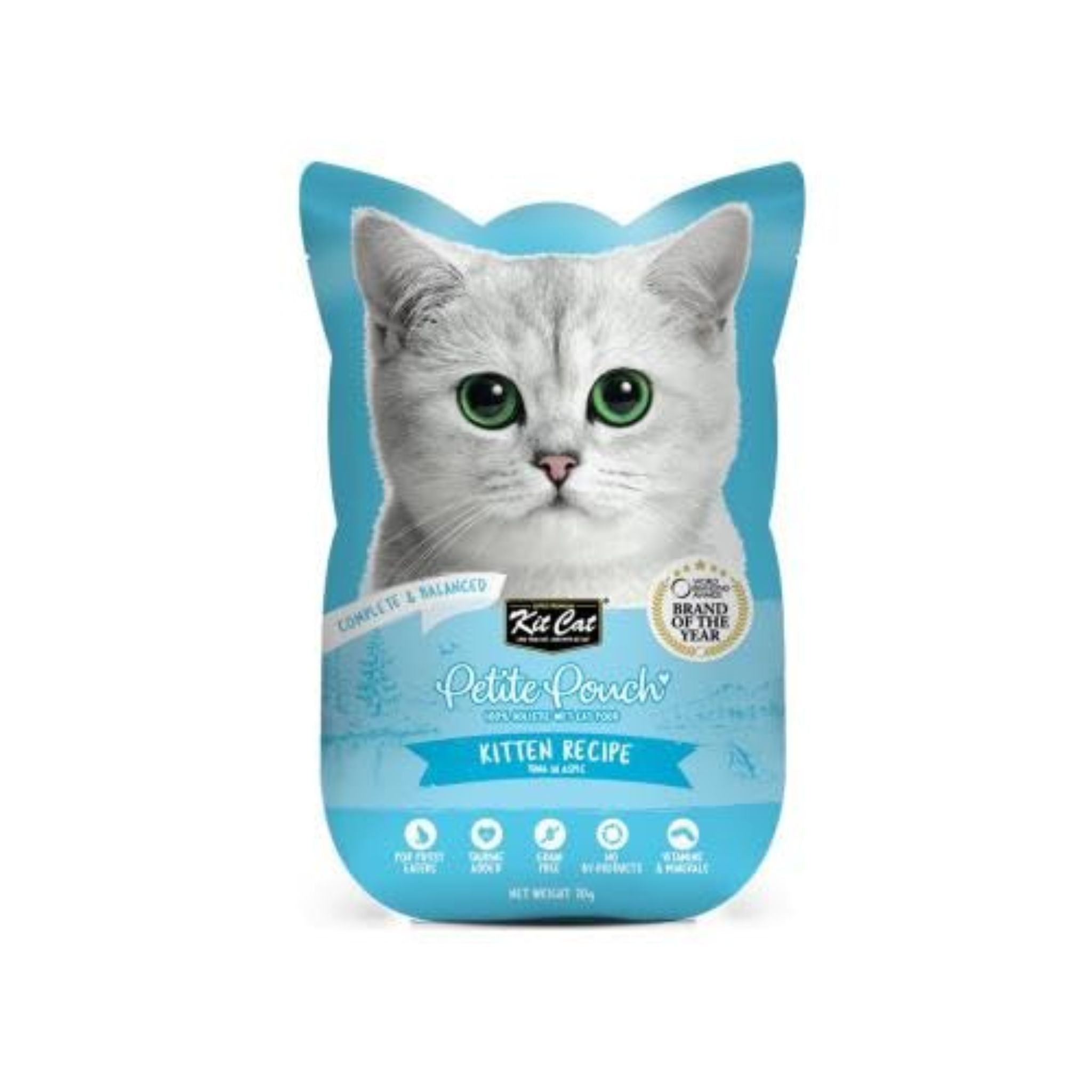 Kit Cat Kitten Petite Pouch Tuna Wet Cat Food - 70g