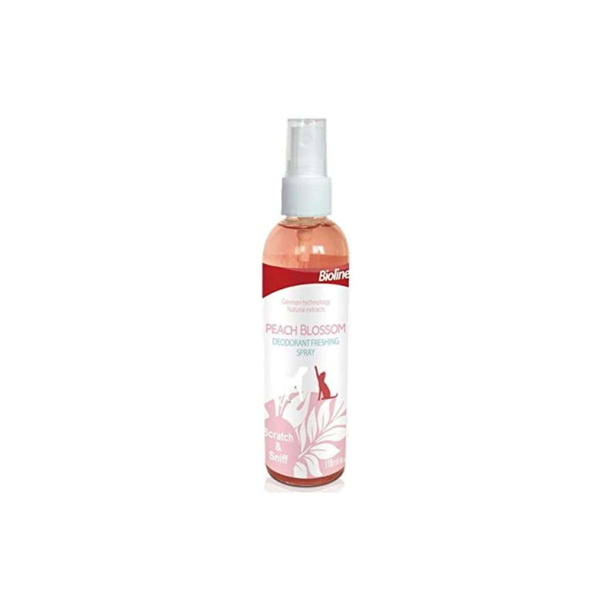 Bioline Peach Blossom Deodorant Spray For Pet - 118ml