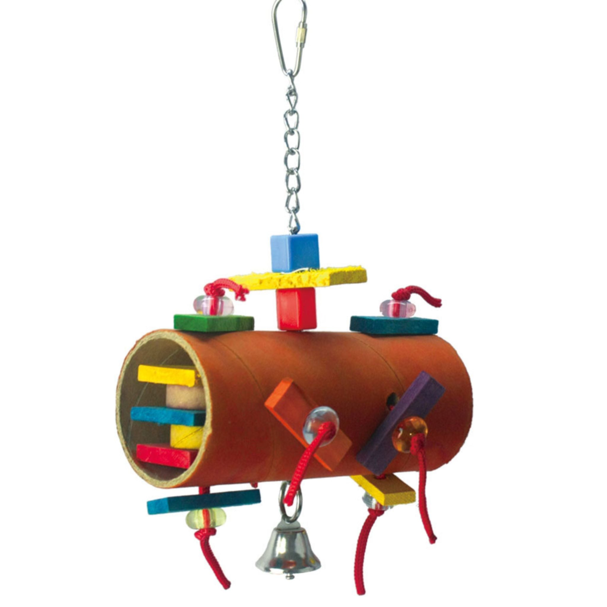 Vanpet Pipe Shape Bird Toy - 25x15cm