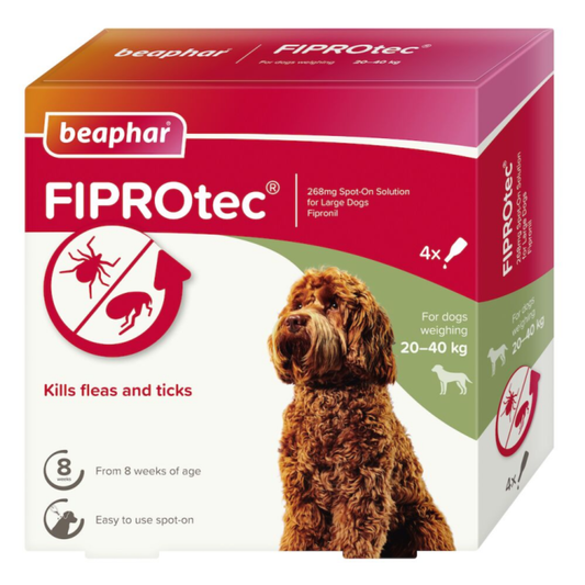 Beaphar Fiprotec for Large Dog - 4Pipettes