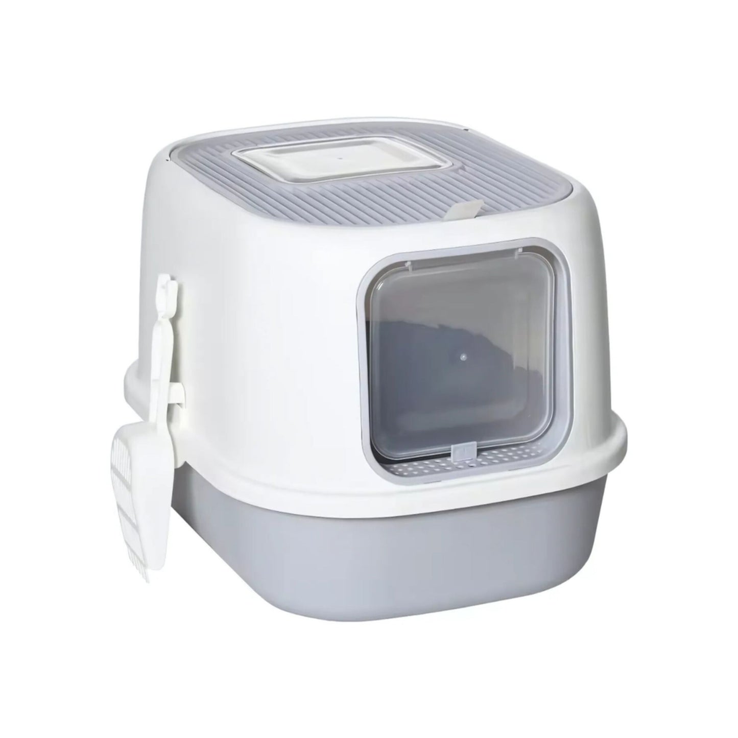 Pado Open Top Cat Litter Box Grey - 40x39x52cm