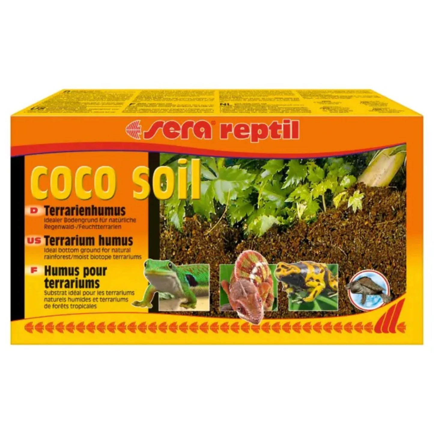 Sera Reptile Coco Soil Substrate  Bio Terrarium Base – 650g/8L