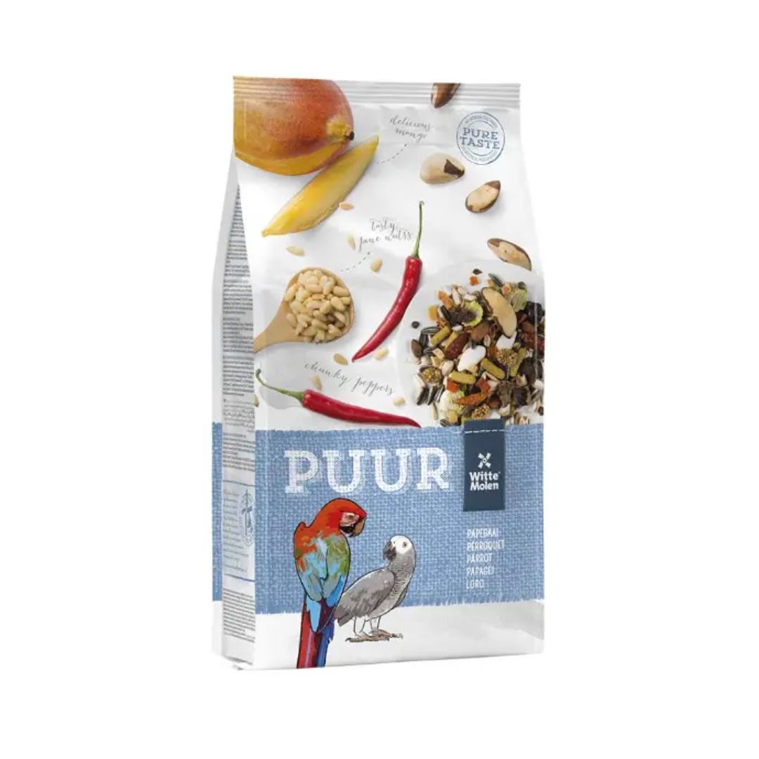 Witte Molen Puur Parrot Food – 2Kg Balanced Seed Mix