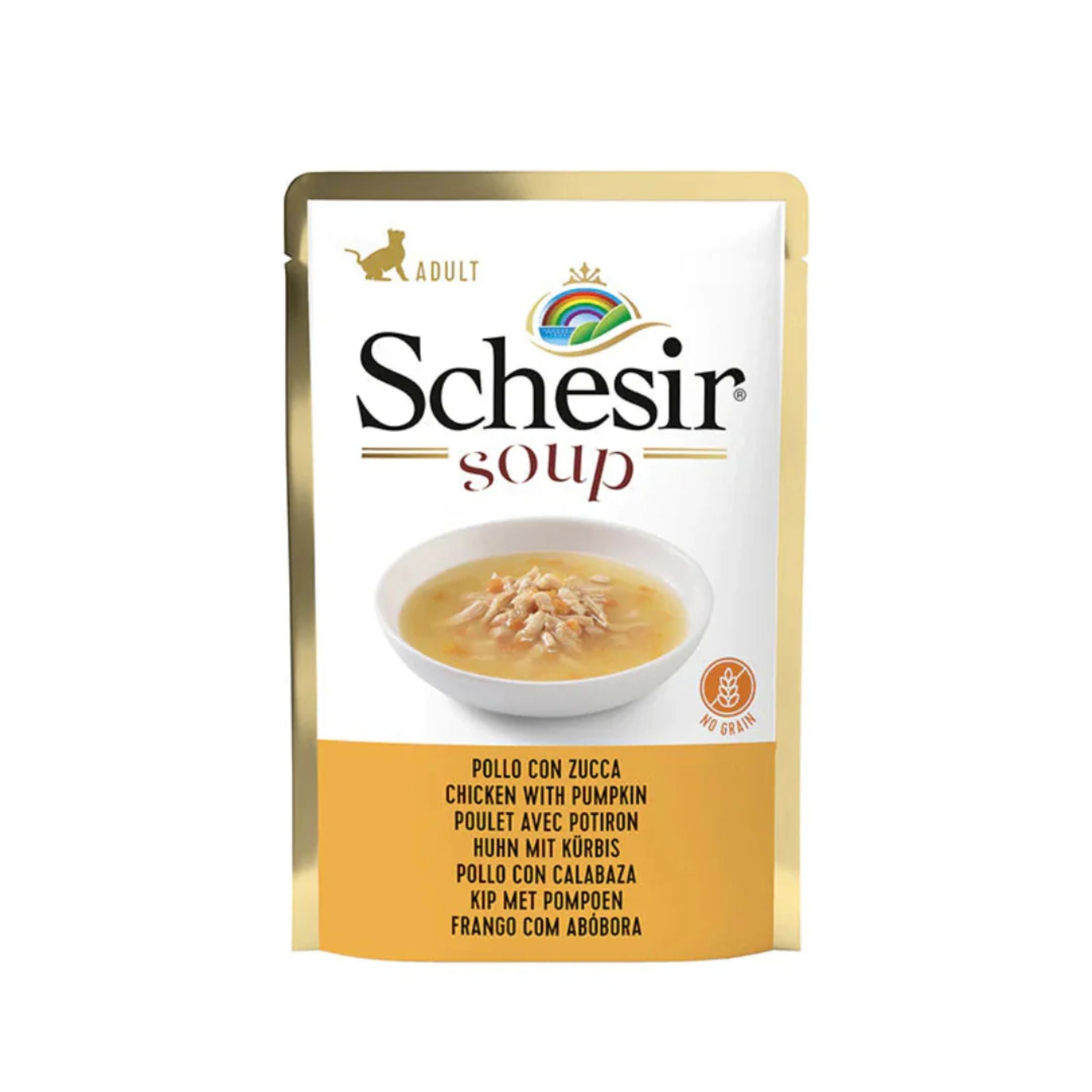 Schesir Cat Wet Soup – Chicken & Pumpkin 85G