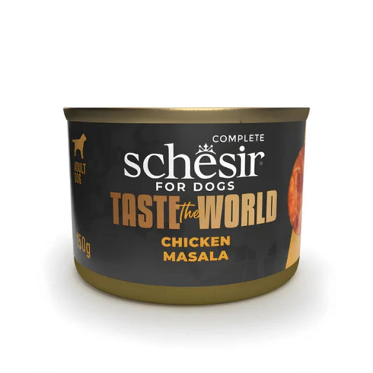Schesir Dog Wet Food Taste the World Chicken Masala 150G