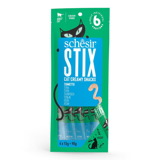 Schesir Cat Creamy Treat Stix Tuna 6x15G