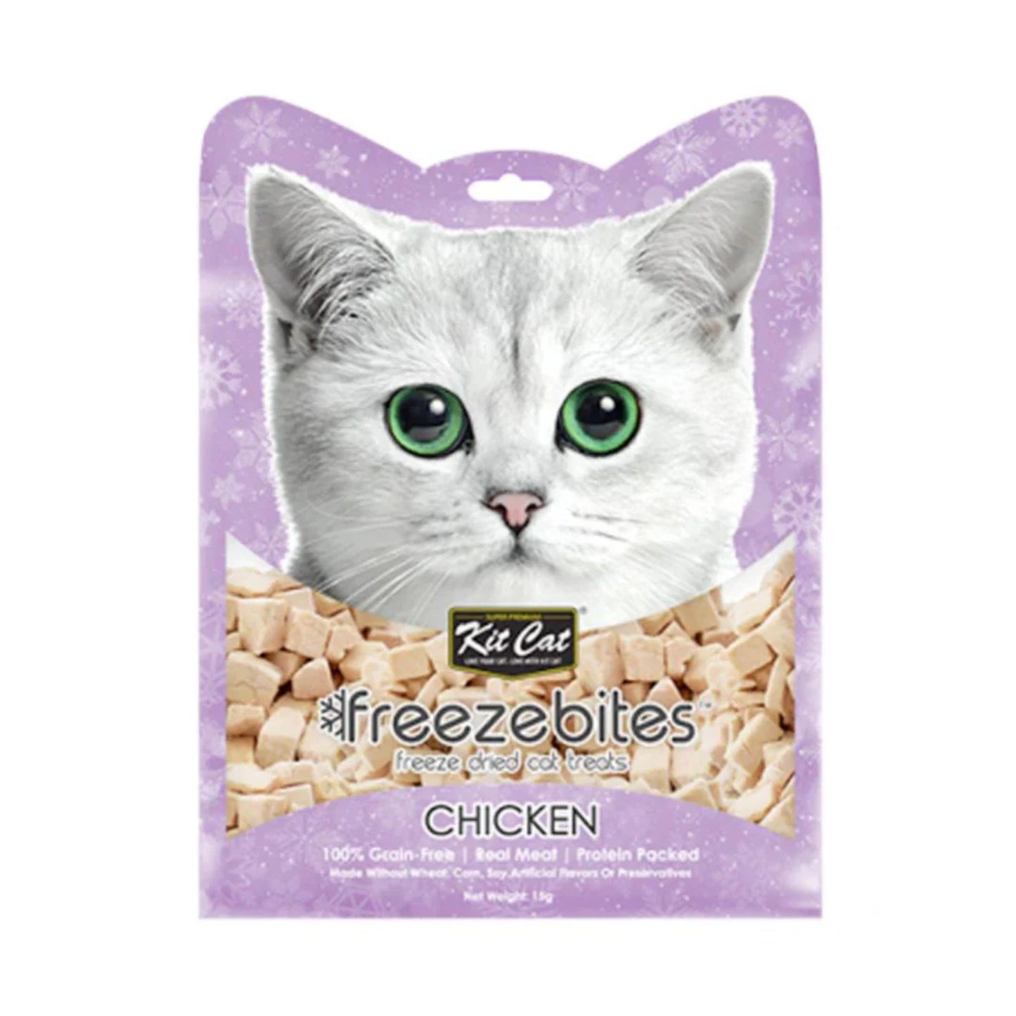 Kit Cat Freeze Bites Chicken Cat Treats - 15g
