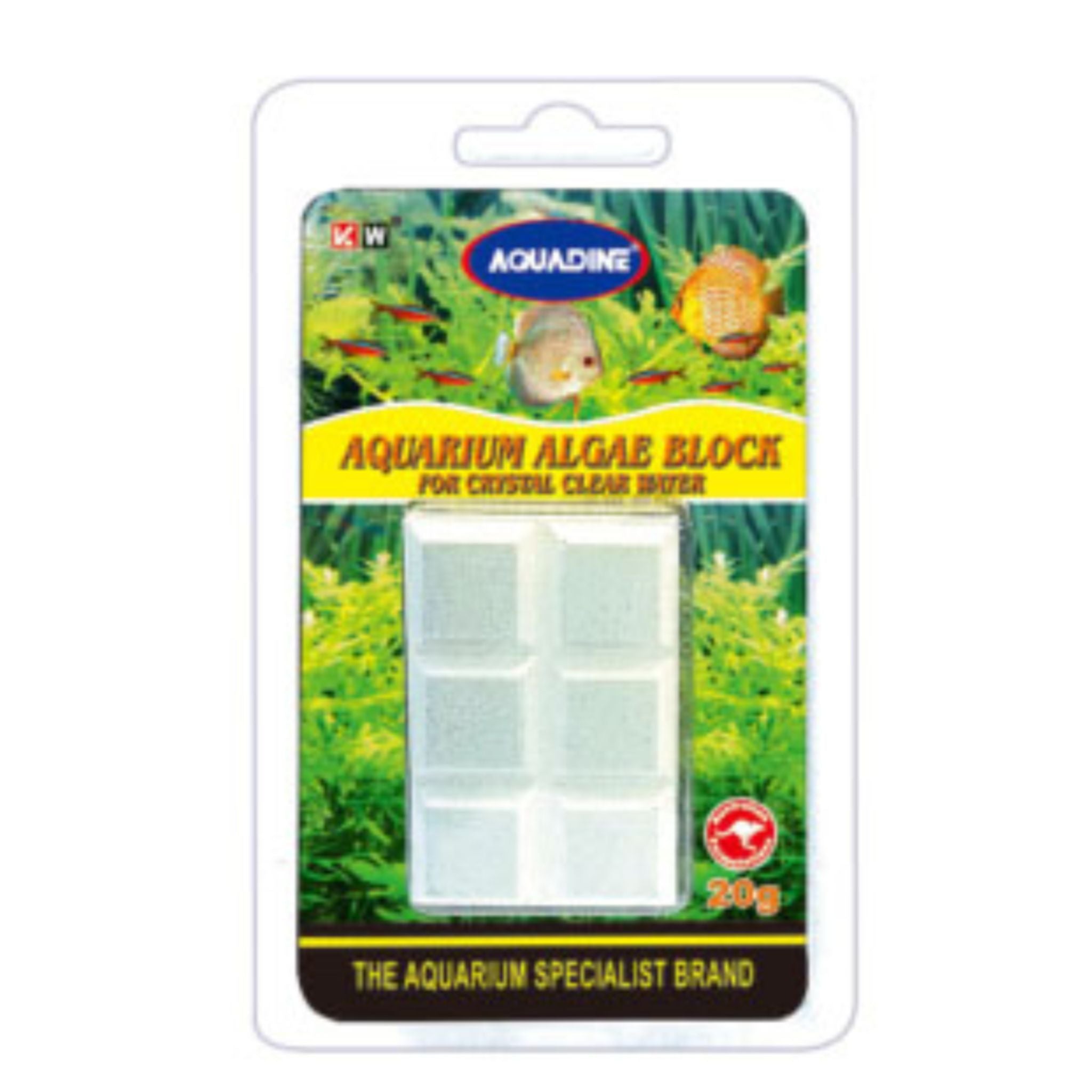 KW Zone Aquarium Algae Block - 20g