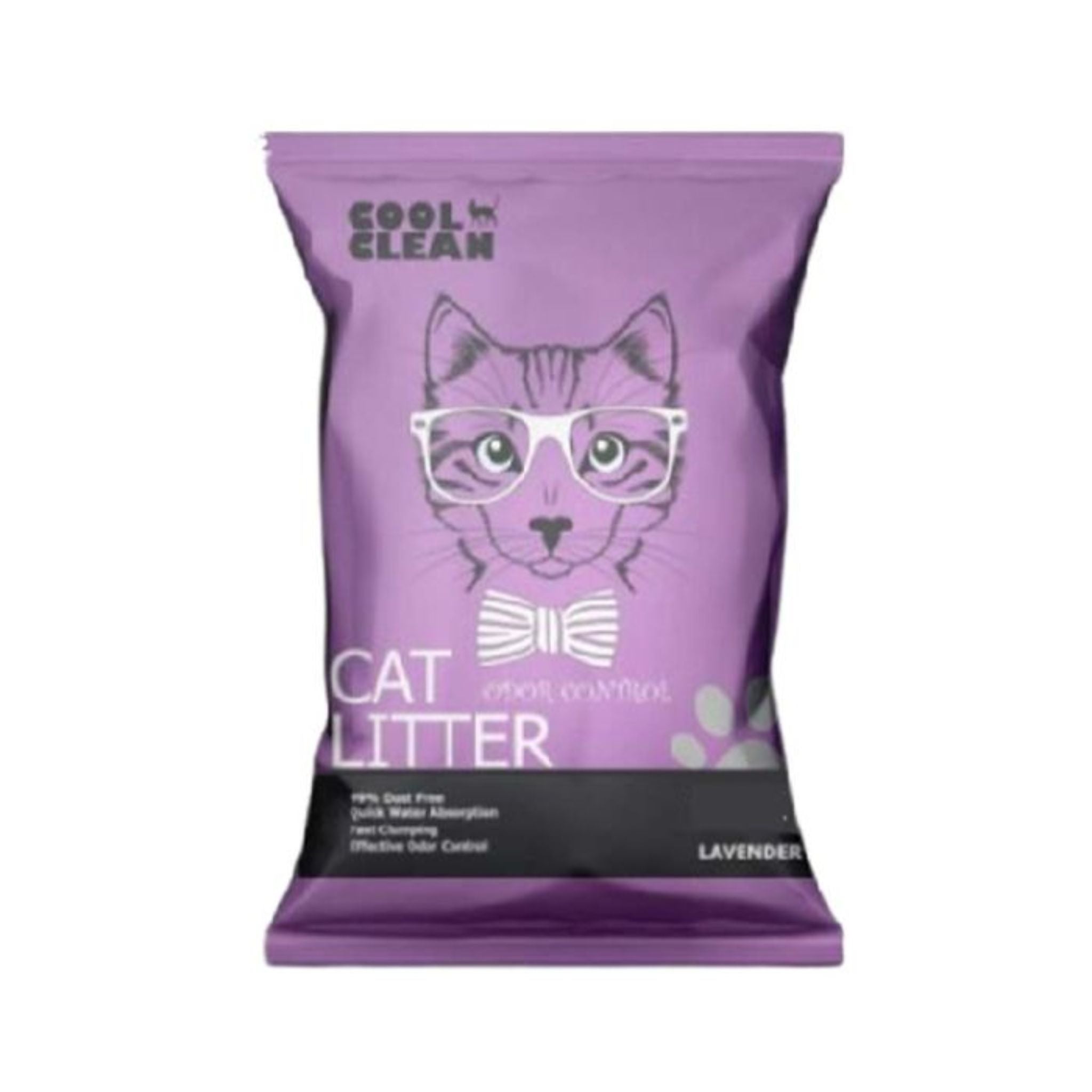 Cool Clean Clumping Cat Litter Lavender Scent - 10kg