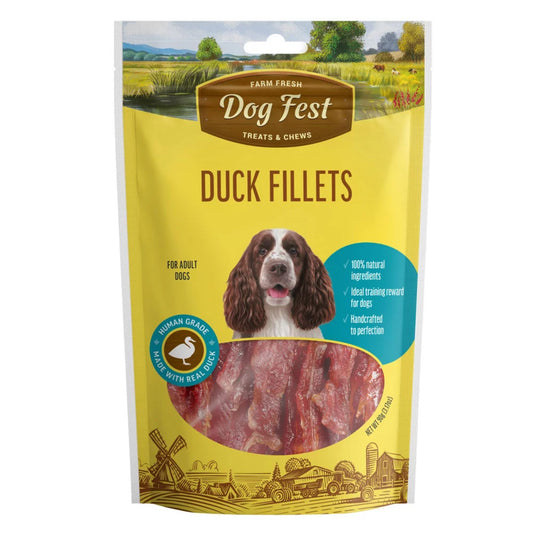 Dog Fest Duck Fillets for Adult Dogs - 90g (3.17 oz)