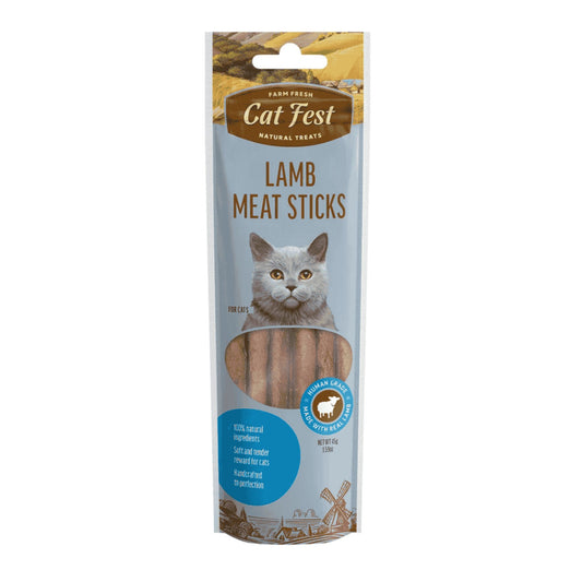 Cat Fest Lamb Meat Sticks for Cats – 45g Natural Meaty Treats