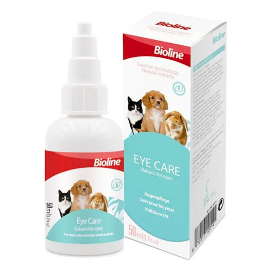 Bioline Eye Care for Cats 50ml Gentle Eye Solution for Cats