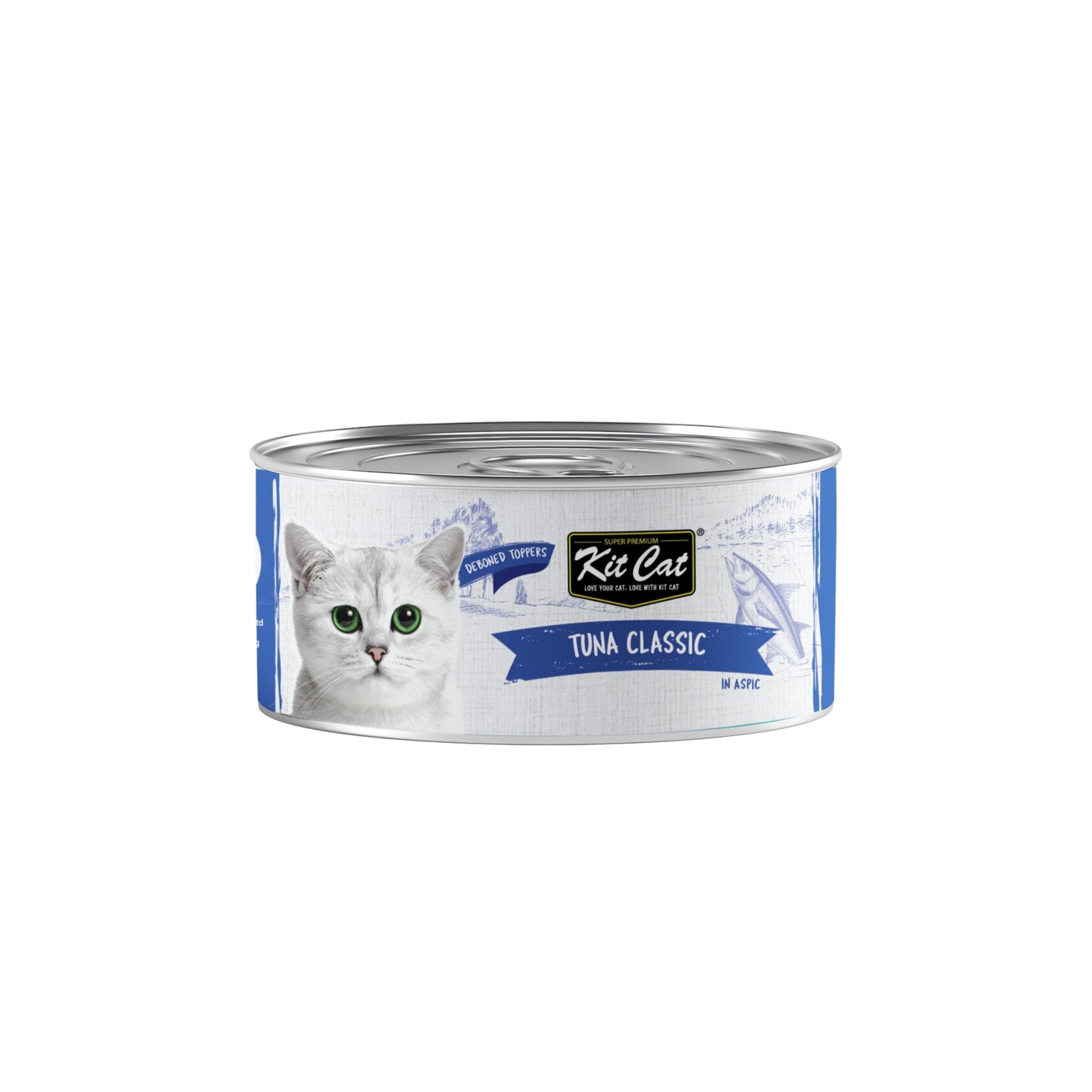 Kit Cat Deboned Tuna Classic Wet Food For Cat - 80g