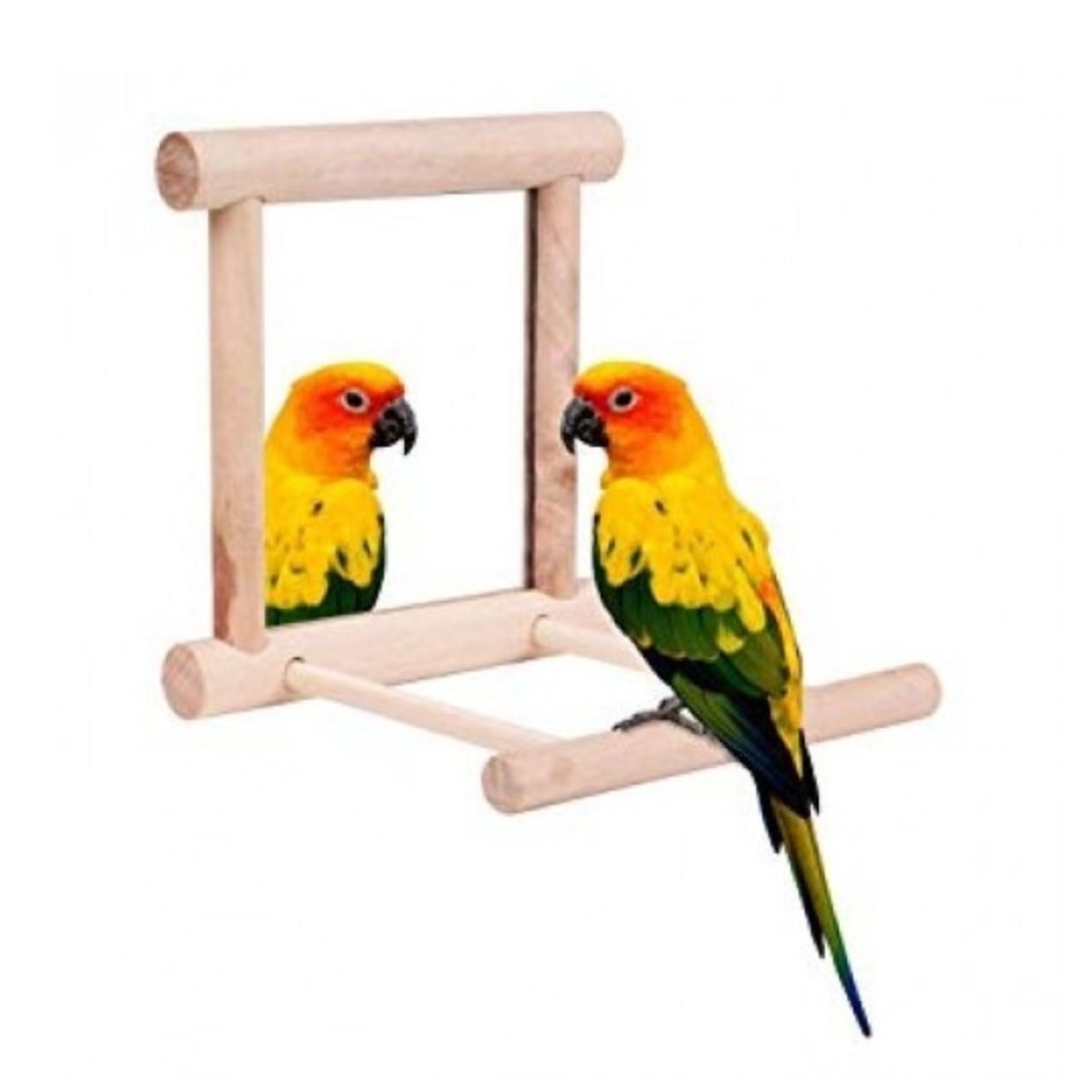 Vanpet Mirror Bird Toy - 10x10x7cm