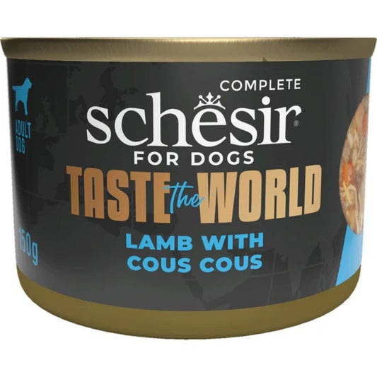 Schesir Dog Wet Food Taste the World – Lamb & Couscous 150G
