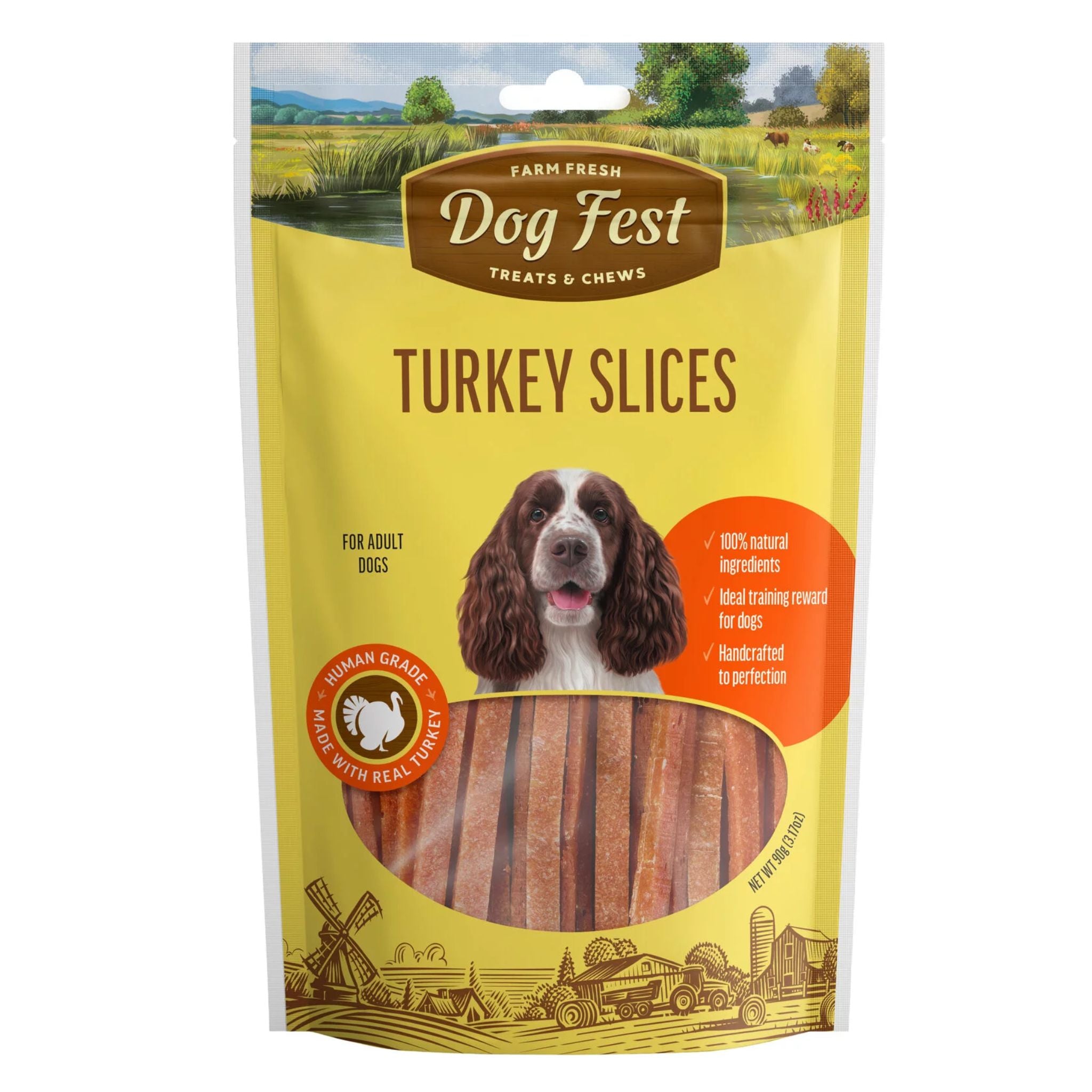 Dog Fest Turkey Slices for Adult Dogs – 90g