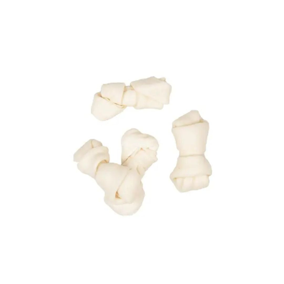 Duvo+ Knotted Bone 4Pcs – Small Dog Chew Toys 9cm Each