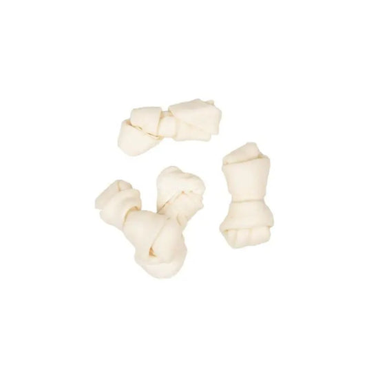 Duvo+ Knotted Bone 4Pcs – Small Dog Chew Toys 9cm Each