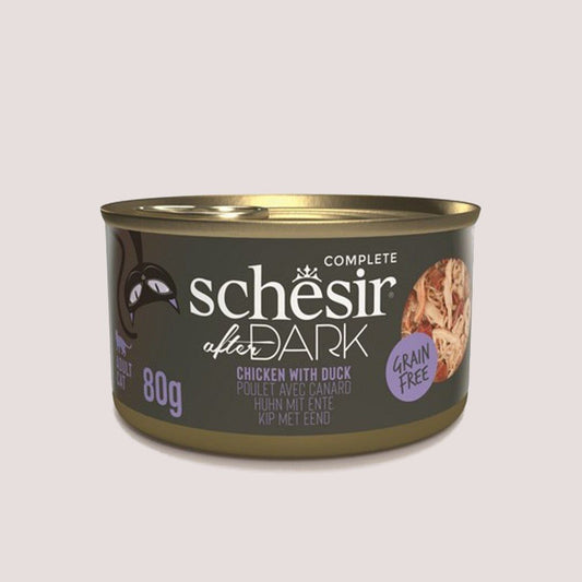 Schesir Wholefood Broth Chicken & Duck Wet cat food 80G