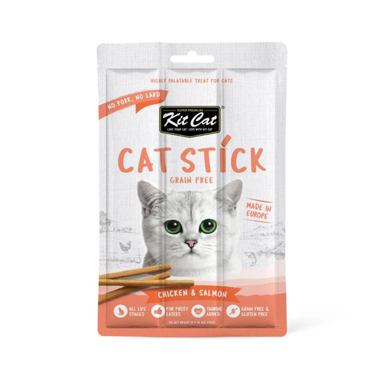 Kit Cat Grain Free Cat Stick Chicken & Salmon - 15G