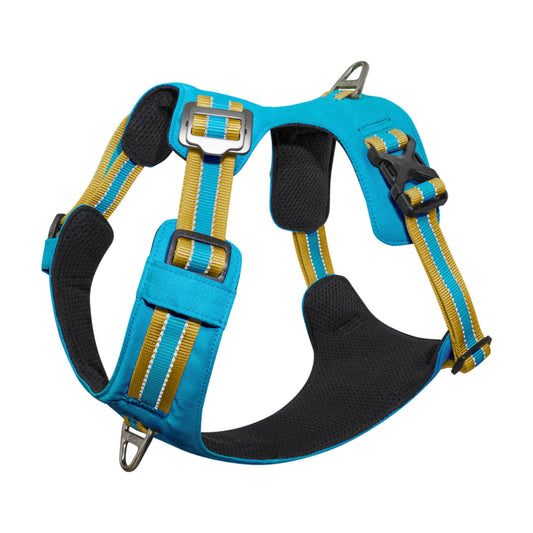 Doco Vertex Reflective Ultralight Mesh Dog Harness Coral Sea - S