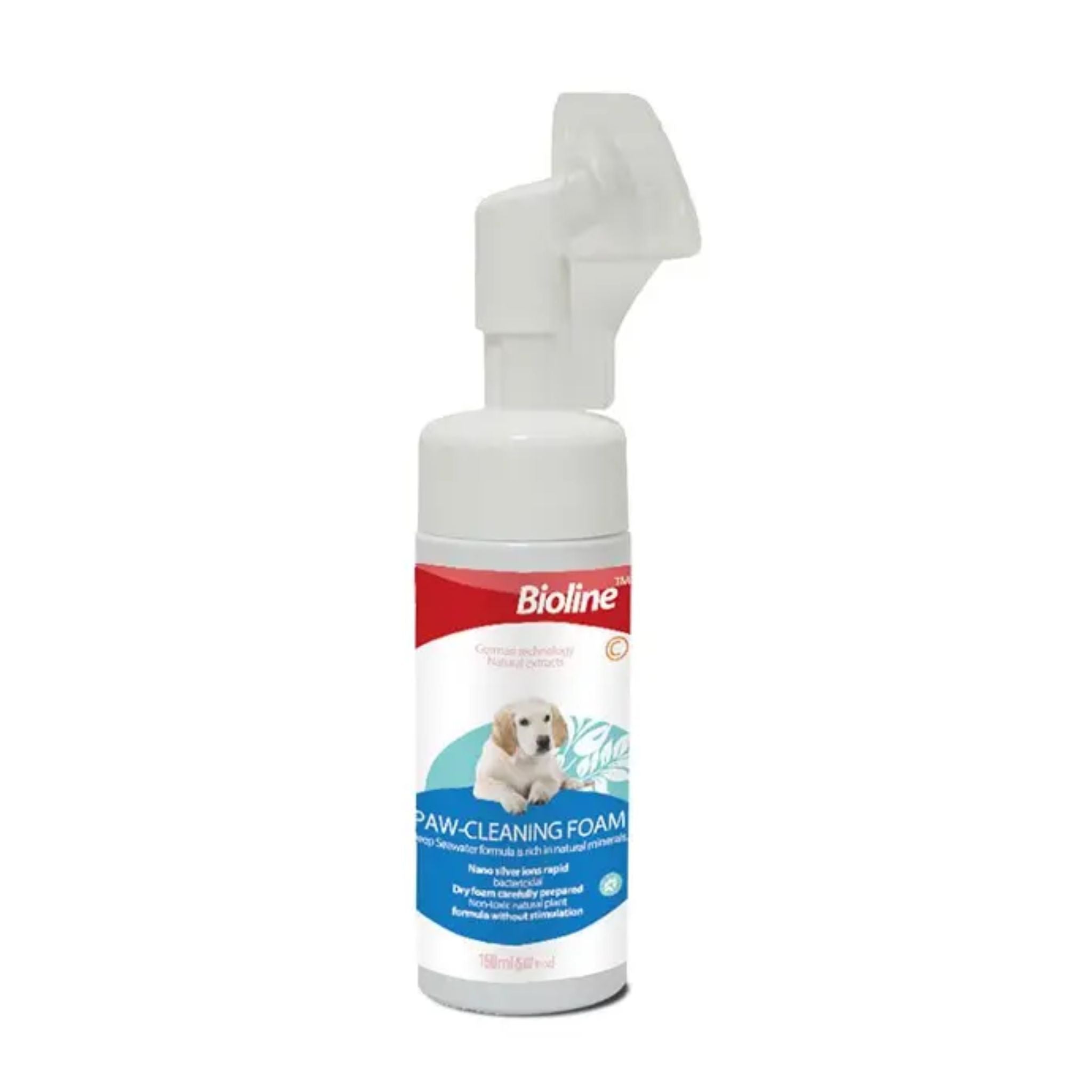 Bioline Paw Cleaning Foam For Dog - 150ml