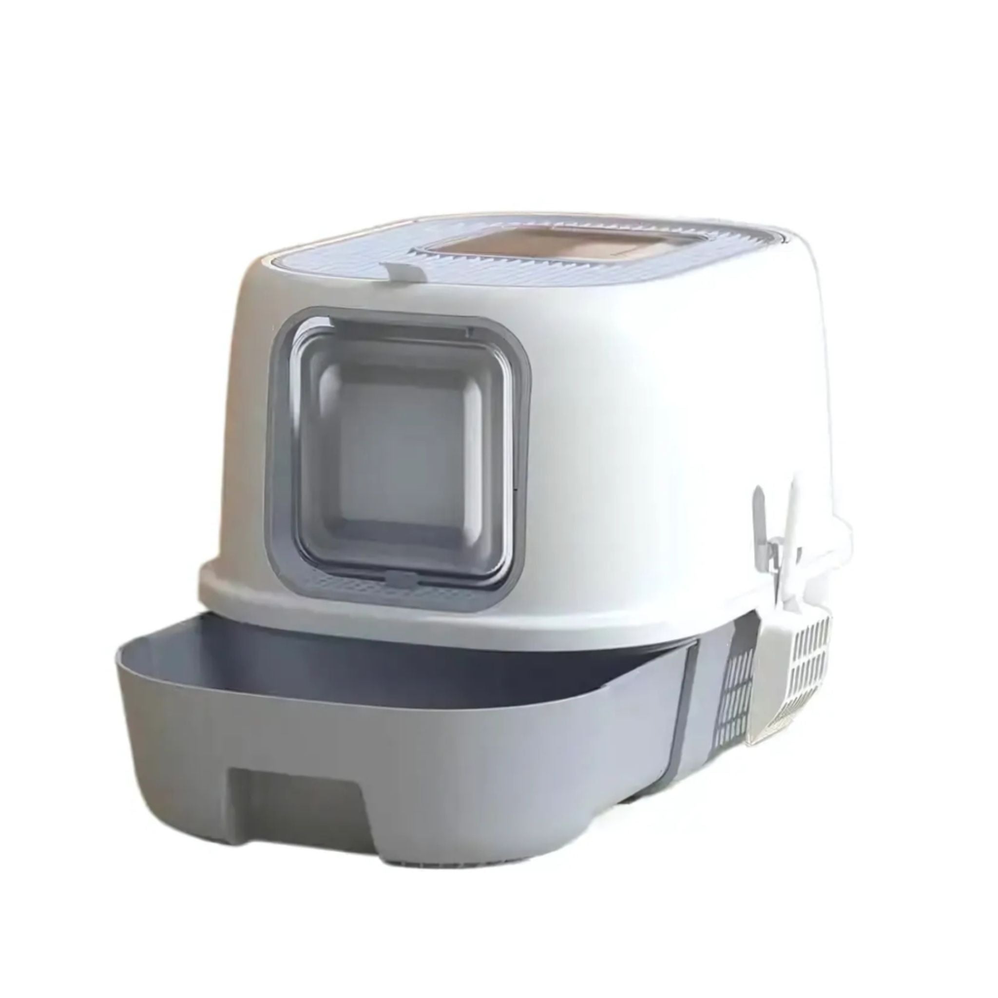 Pado Jumbo Cat Litter Box Grey - 40X39X52cm