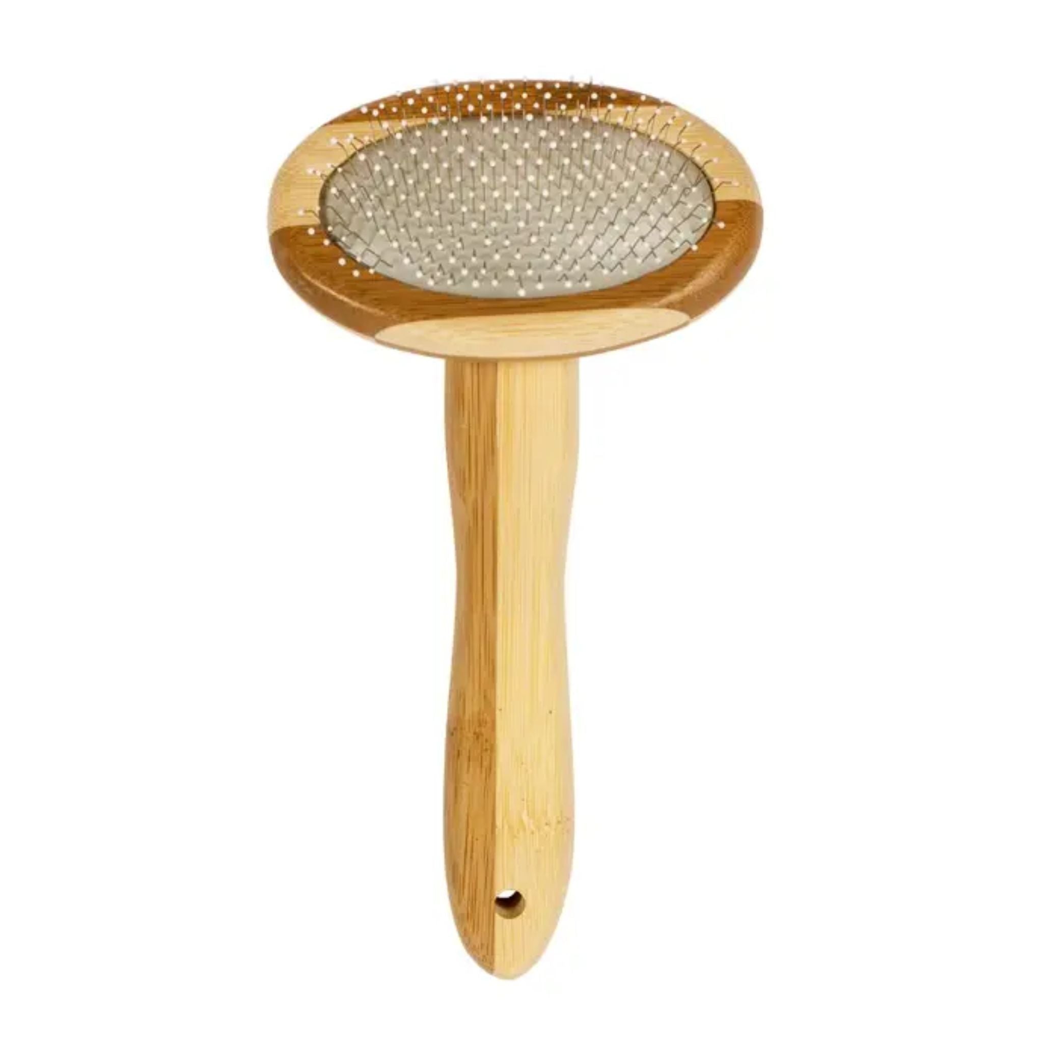 Duvo+ Bamboo Slicker Brush For Pets