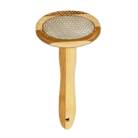 Duvo+ Bamboo Slicker Brush For Pets