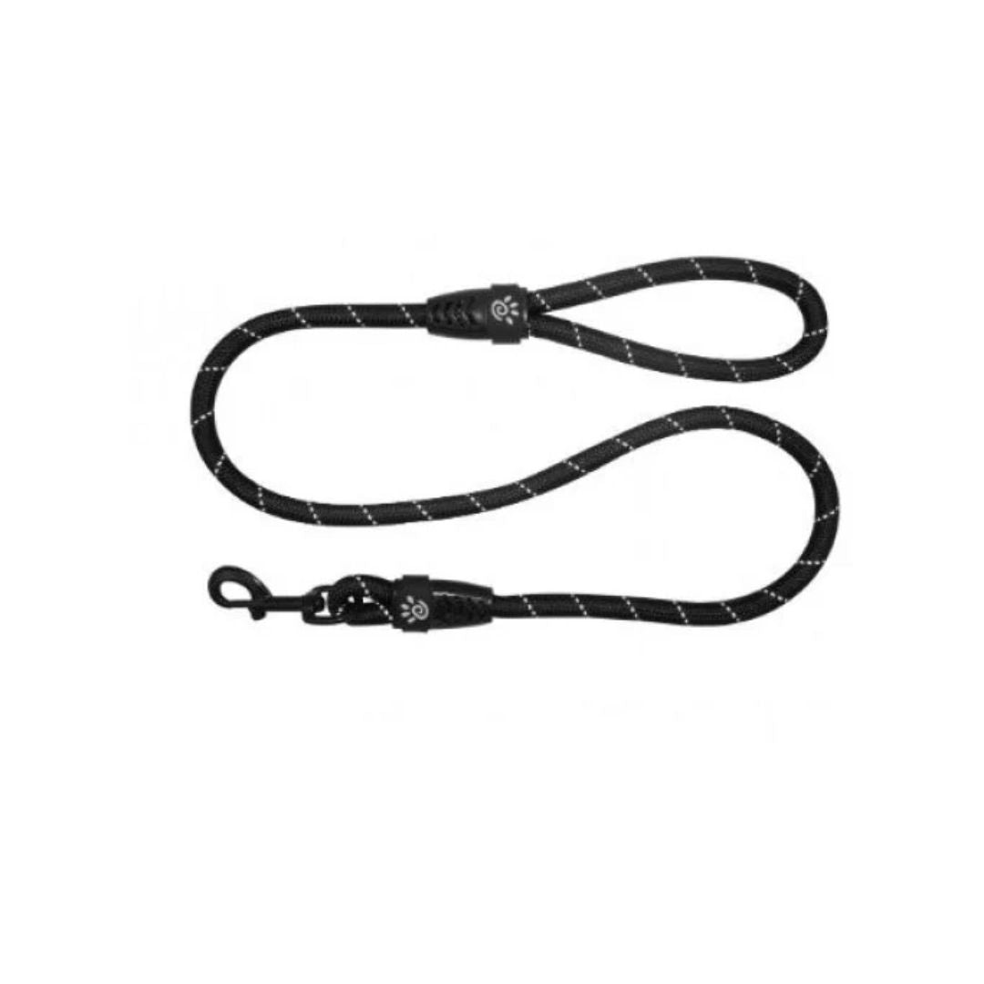 Doco Reflective Rope Dog Leash with Plastic Handle Loop 4Ft, 1/2 Width