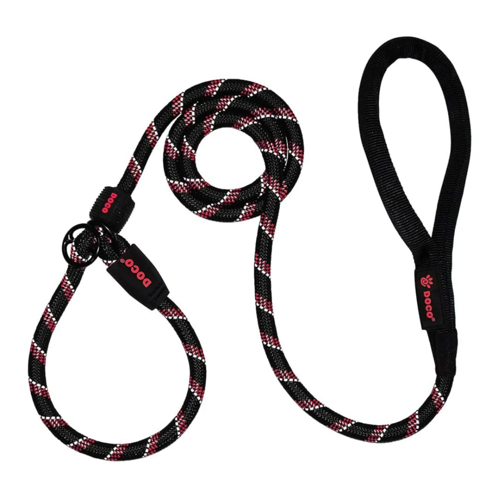 Doco Reflective Rope Leash W/ Soft Handle - 6Ft