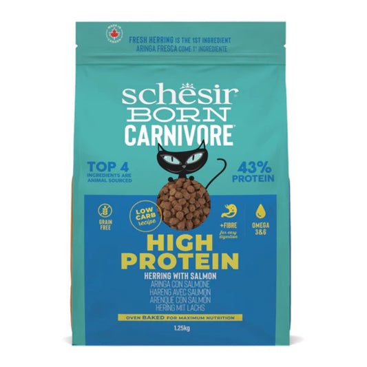 Schesir Born Carnivore Herring & Salmon Dry cat food 1.25kg
