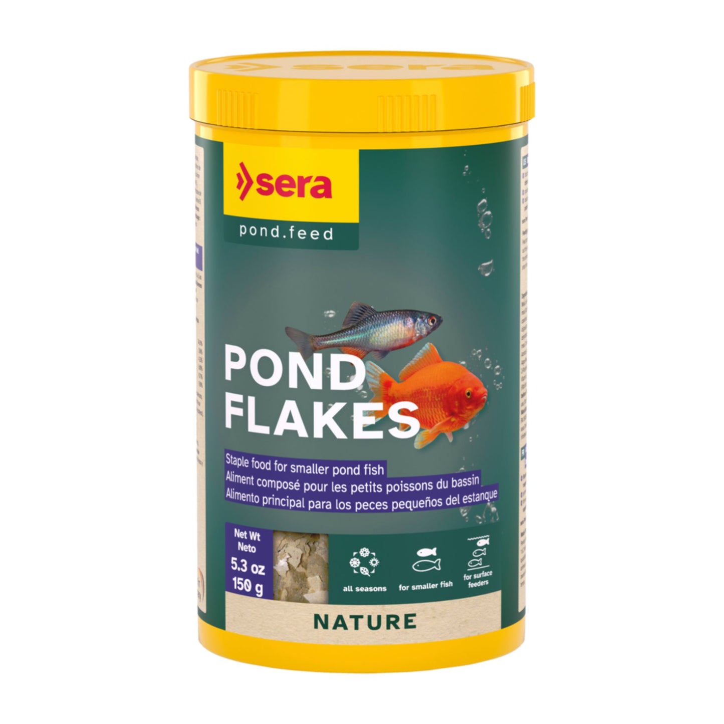 Sera Pond Flakes Nature Fish Food - 1000ml